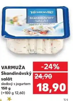 Kaufland VARMUŽA Skandinávský salát nabídka