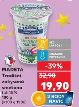 Kaufland MADETA Tradiční zakysaná smetana nabídka