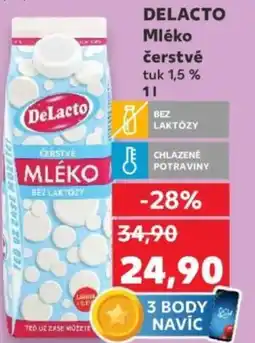 Kaufland DELACTO Mléko čerstvé nabídka