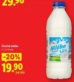 Lidl Čerstvé mléko, 1 l nabídka
