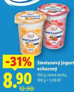 Lidl Smetanový jogurt ochucený, 150 g nabídka