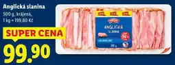Lidl Anglická slanina, 500 g nabídka
