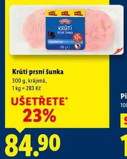 Lidl Krůtí prsní šunka, 300 g nabídka