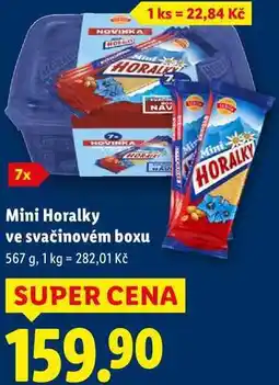 Lidl Mini Horalky ve svačinovém boxu, 567 g nabídka