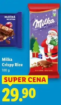 Lidl Milka Crispy Rice, 100 g nabídka