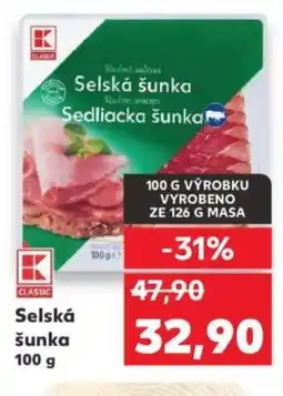 Kaufland Selská šunka nabídka
