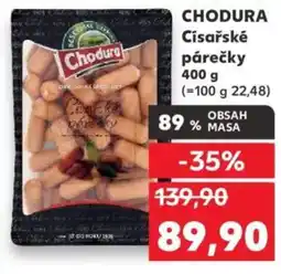 Kaufland CHODURA Císařské párečky nabídka