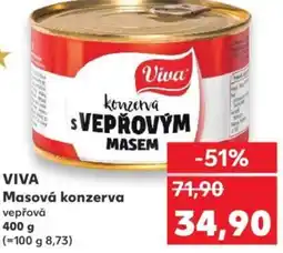 Kaufland VIVA Masová konzerva nabídka