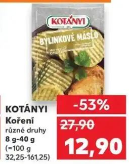 Kaufland KOTÁNYI Koření nabídka