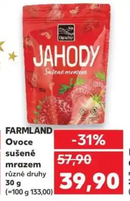 Kaufland FARMLAND Ovoce sušené mrazem nabídka