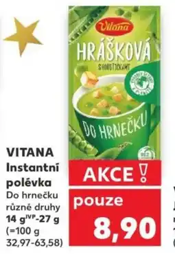 Kaufland VITANA Instantní polévka nabídka