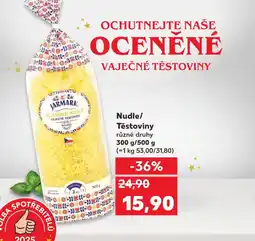Kaufland Nudle/ Těstoviny nabídka