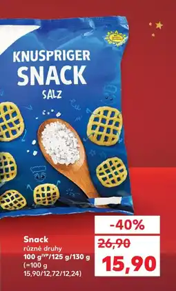 Kaufland Snack nabídka
