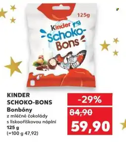 Kaufland KINDER Schoko- Bons Bonbóny nabídka