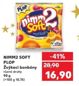 Kaufland NIMM2 Soft Plop Žvýkací bonbóny nabídka