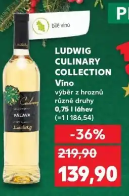 Kaufland LUDWIG CULINARY COLLECTION Víno nabídka