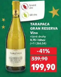 Kaufland TARAPACA GRAN RESERVA Víno nabídka