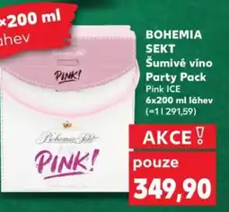 Kaufland BOHEMIA SEKT Šumivé víno Party Pack nabídka