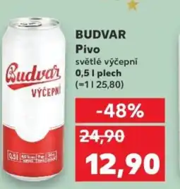 Kaufland BUDVAR Pivo nabídka