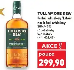 Kaufland TULLAMORE DEW Irská whiskey/Likér na bázi whiskey nabídka