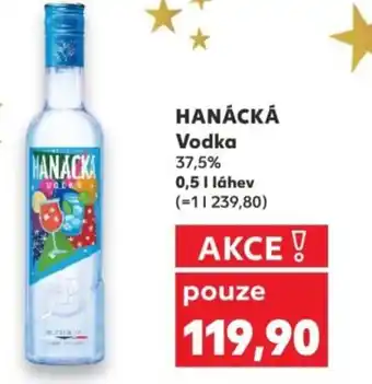 Kaufland HANÁCKÁ Vodka nabídka