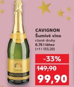 Kaufland CAVIGNON Šumivé víno nabídka