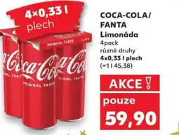 Kaufland COCA-COLA/ FANTA Limonáda nabídka