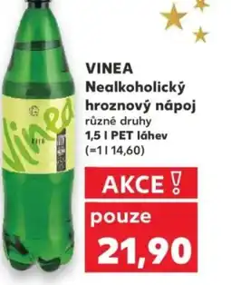 Kaufland VINEA Nealkoholický hroznový nápoj nabídka