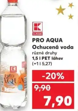 Kaufland PRO AQUA Ochucená voda nabídka