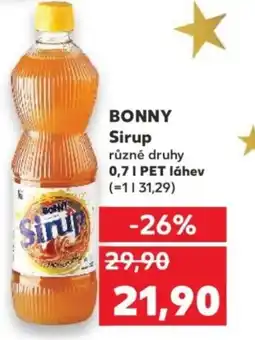 Kaufland BONNY Sirup nabídka