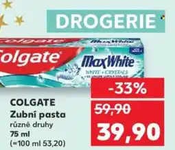 Kaufland COLGATE Zubní pasta nabídka