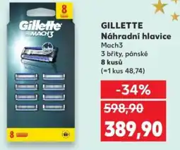 Kaufland GILLETTE Náhradní hlavice nabídka