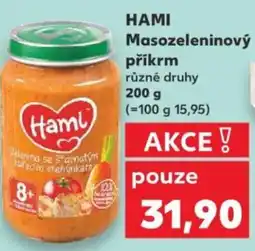 Kaufland HAMI Masozeleninový příkrm nabídka