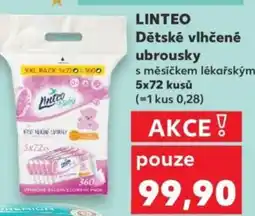 Kaufland LINTEO Dětské vlhčené ubrousky nabídka