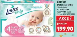 Kaufland LINTEO Dětské plenky nabídka