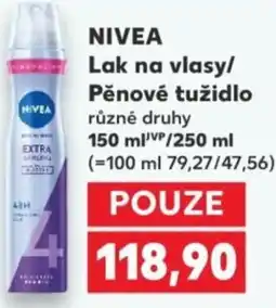 Kaufland NIVEA Lak na vlasy/ Pěnové tužidlo nabídka