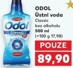 Kaufland ODOL Ústní voda nabídka