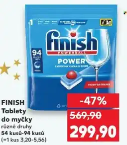 Kaufland FINISH Tablety do myčky nabídka