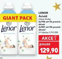 Kaufland LENOR Aviváž nabídka