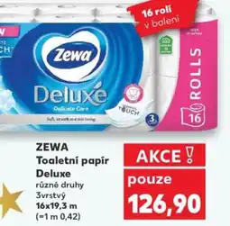 Kaufland ZEWA Toaletní papír Deluxe nabídka