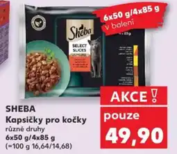 Kaufland SHEBA Kapsičky pro kočky nabídka