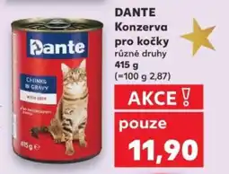 Kaufland DANTE Konzerva pro kočky nabídka