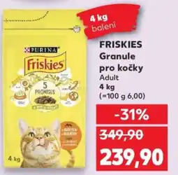 Kaufland FRISKIES Granule pro kočky Adult nabídka