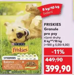 Kaufland FRISKIES Granule pro psy nabídka