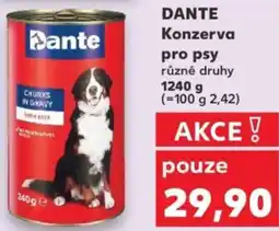 Kaufland DANTE Konzerva pro psy nabídka