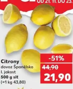 Kaufland Citrony nabídka