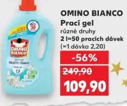 Kaufland OMINO BIANCO Prací gel nabídka