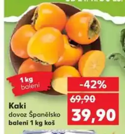 Kaufland Kaki nabídka