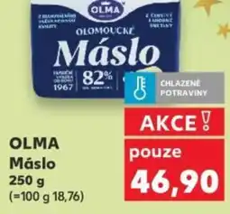 Kaufland OLMA Máslo nabídka