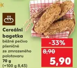 Kaufland Cereální bagetka nabídka